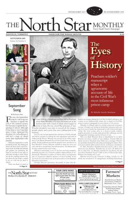 Eyes ofHistory - The North Star Monthly