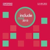 conference programme - Helen Hamlyn Centre - Royal College of Art