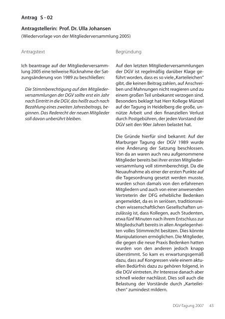 DGV-Tagung 2007 - Deutsche Gesellschaft fÃ¼r VÃ¶lkerkunde