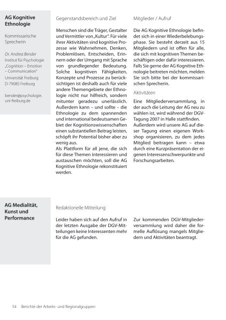 DGV-Tagung 2007 - Deutsche Gesellschaft fÃ¼r VÃ¶lkerkunde