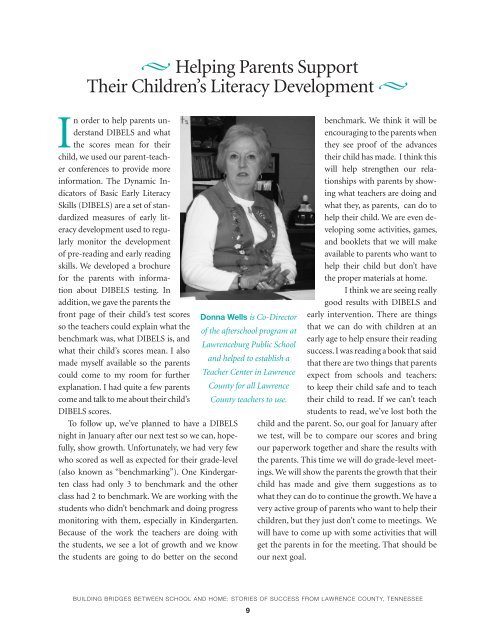 Building Bridges Between School and Home - Center for Literacy ...