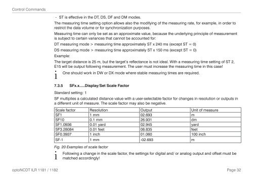 Manual optoNCDT ILR 1181-1182 - Micro-Epsilon