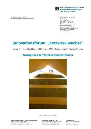 Innovationsforum â€žnetzwerk wachseâ€œ