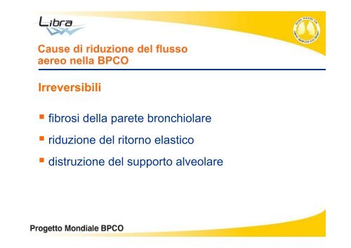 La BPCO - Clinica malattie apparato respiratorio