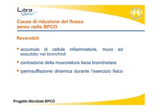 La BPCO - Clinica malattie apparato respiratorio