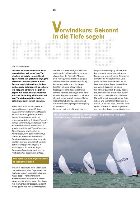 ONYX Class Magazine 2010 - ONYX Yachting
