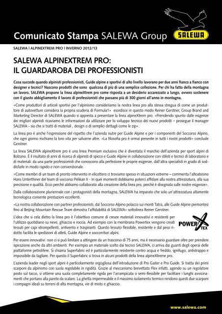 SALEWA alpineXtrem pro (PDF)