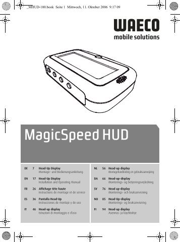 MagicSpeed HUD - Waeco