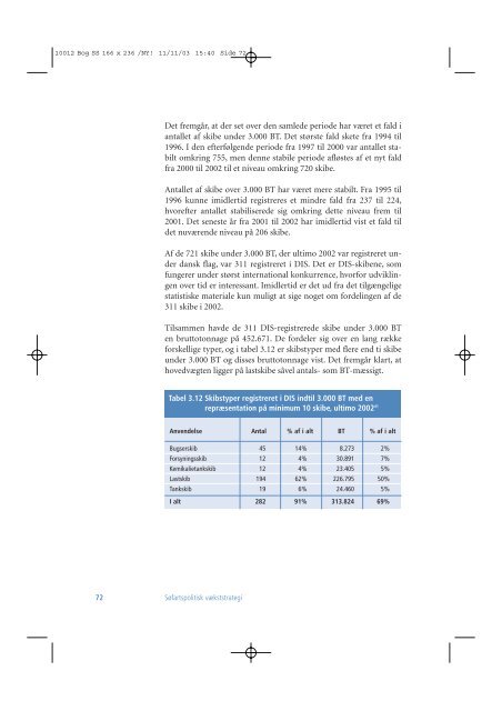 SÃ¸fartspolitisk vÃ¦kststrategi, 2003 - SÃ¸fartsstyrelsen