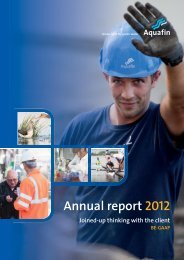 Annual report 2012 - Aquafin