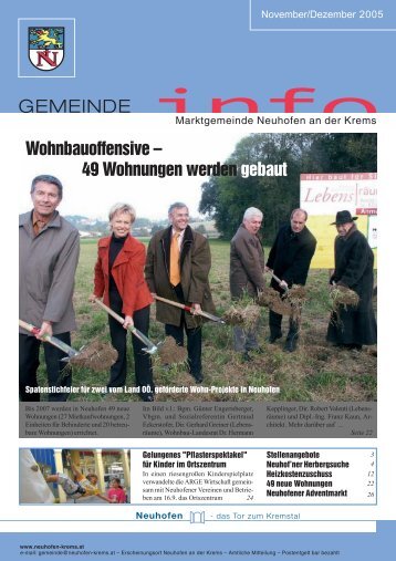 49 Wohnungen werden gebaut - Gemeinde Neuhofen