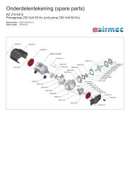 Onderdelentekening (spare parts) - GMT International