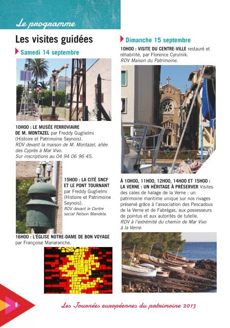 Journées européennes du patrimoine - La Seyne-sur-Mer