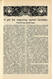 (+ adatok az USA-bÃ³l): 1931 - Byzantinohungarica - GÃ¶rÃ¶g Katolikus ...