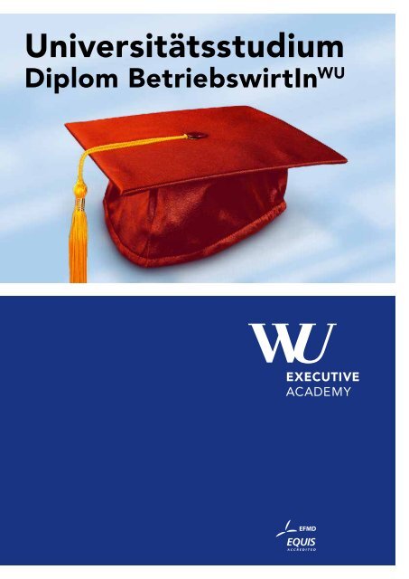 UniversitÃ¤tsstudium Diplom BetriebswirtIn - WU Executive Academy