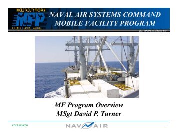 NAVAL AIR SYSTEMS COMMAND MOBILE FACILITY PROGRAM ...