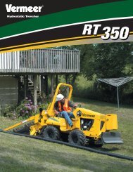 Hydrostatic Trencher - Vermeer