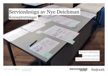 Servicedesign av Nye Deichman - Deichmanske bibliotek