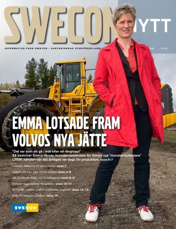Emma lotsade fram Volvos nya jÃ¤tte - Swecon