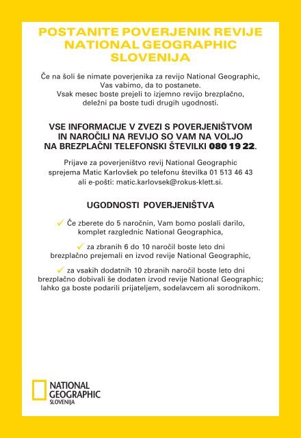 priloga za uÄitelje - National Geographic Slovenija