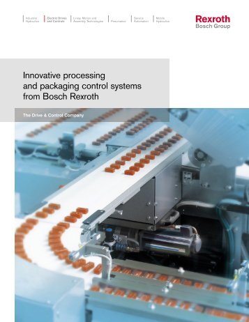 Innovative processing and packaging control systems from Bosch ...