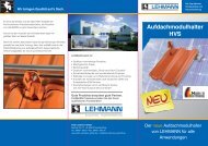 Flyer Aufdachmodulhalter - Otto Lehmann GmbH