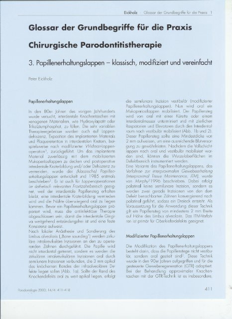 Glossar der Grundbegriffe für die Praxis Chirurgische ...