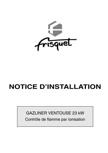 NOTICE D'INSTALLATION - Jean-Paul GUY