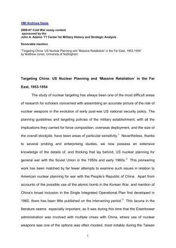 Writing High School Essays Adams Center Cold War Essay Contest Matthew Jones Paper Example Of A Thesis Statement In An Essay also English Essay Outline Format Adams Center Cold War Essay Contest Steven Pomeroy Paper The Newspaper Essay
