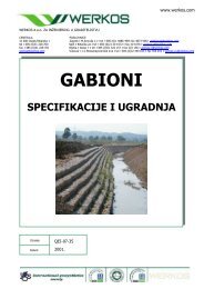 Specifikacije i ugradnja Gabiona - Werkos doo