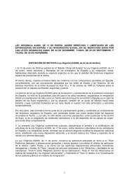 Ley OrgÃ¡nica 4/2000, de 11 de enero, sobre Derechos y Libertades ...
