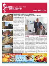 Infomagazin Ausgabe 2/2012 - Ã„rztegemeinschaft am Strelasund