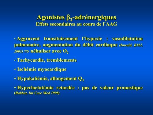 MÃ©dicaments de l'Asthme Aigu Grave Service de ... - SRLF