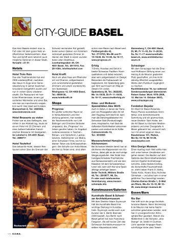 CITY-GUIDE BASEL