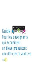 Guide Handiscol pour les enseignants qui accueillent un ... - ACFOS