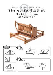 The Ashford 16 Shaft Table Loom