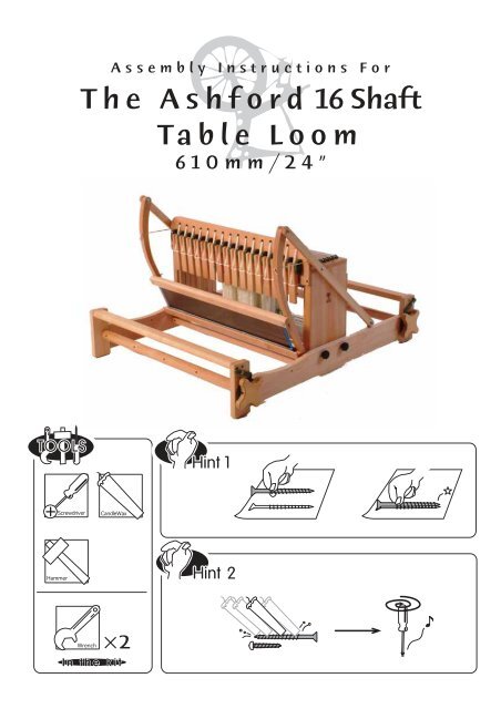 16 Shaft Ashford Table Loom