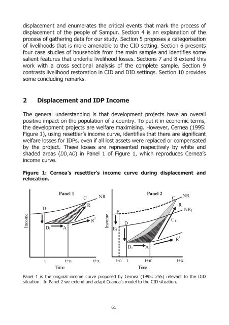 Involuntary Displacement and Resettlement â Policy and ... - CEPA