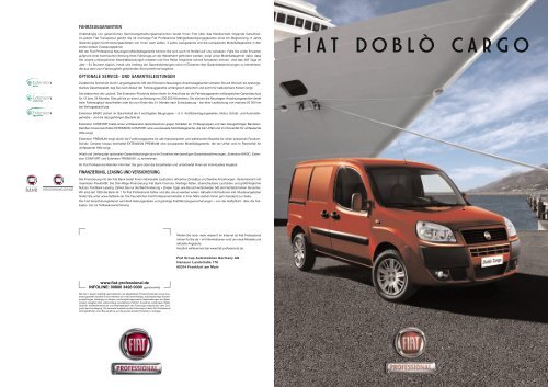 FIAT Doblò Cargo - Transporter + Service