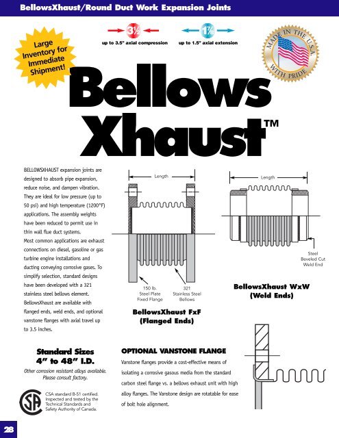 Expansion Joints Brochure - Flex-Hose Co Inc