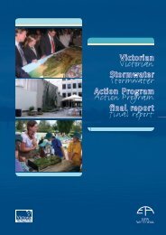 Victorian Stormwater Action Program final report - Clearwater