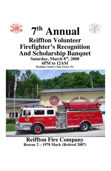 reifton fire program - FireCompanies.com