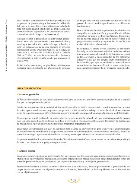 Plan Nacional sobre Drogas: Memoria 2004 (PDF)