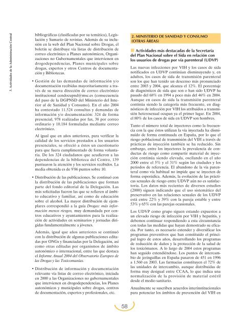 Plan Nacional sobre Drogas: Memoria 2004 (PDF)