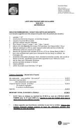 Liste des fournitures scolaires 2009-2010 - Commission scolaire de ...