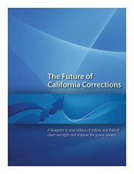 The Future of California Corrections: Full Plan (file