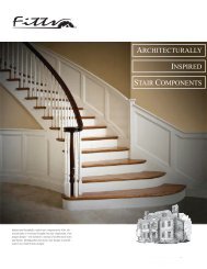 architecturally inspired stair components - Fitts Industries, Inc.