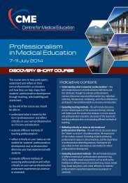 Professionalism in Medical Education