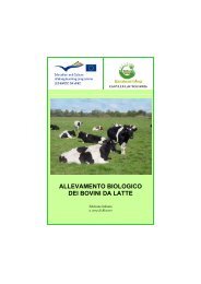 ALLEVAMENTO BIOLOGICO DEI BOVINI DA LATTE - Projects - IFES