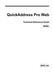 QuickAddress Pro Web - QAS.com